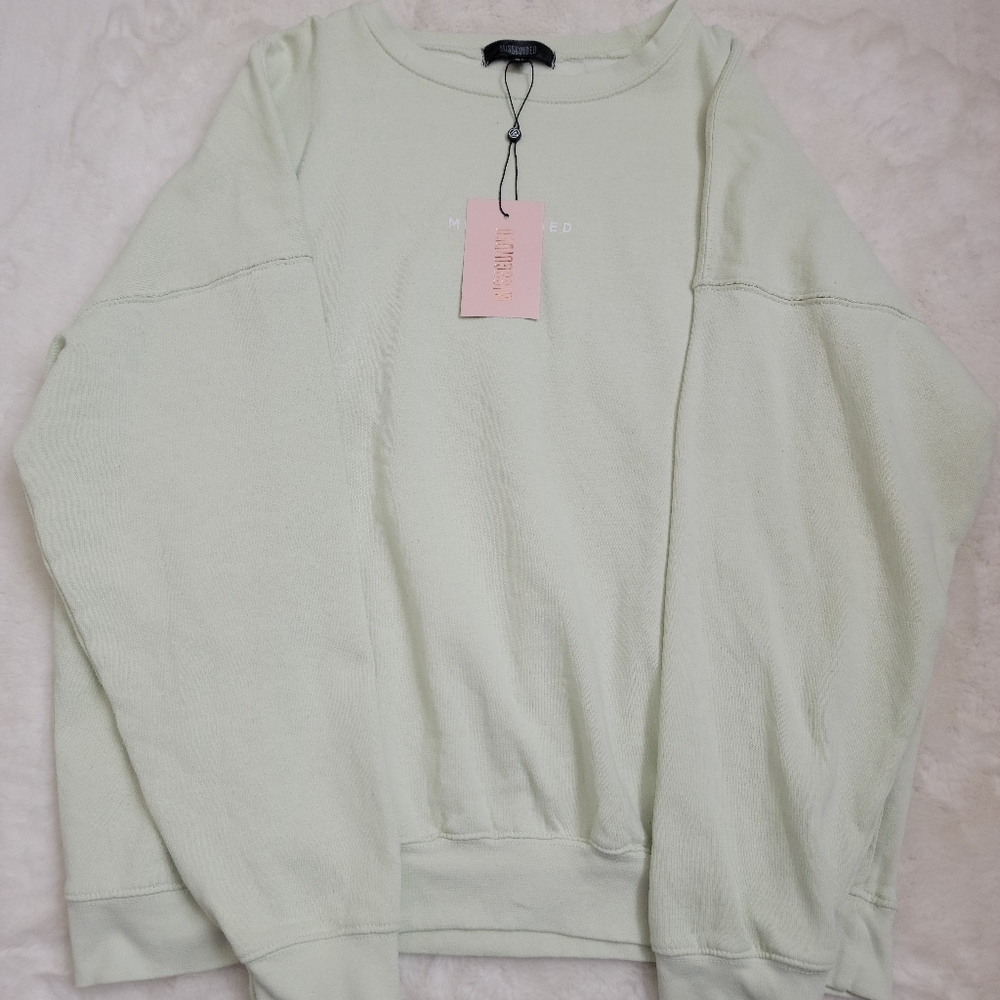 Missguided "Washed Missguided Basic Sweater"